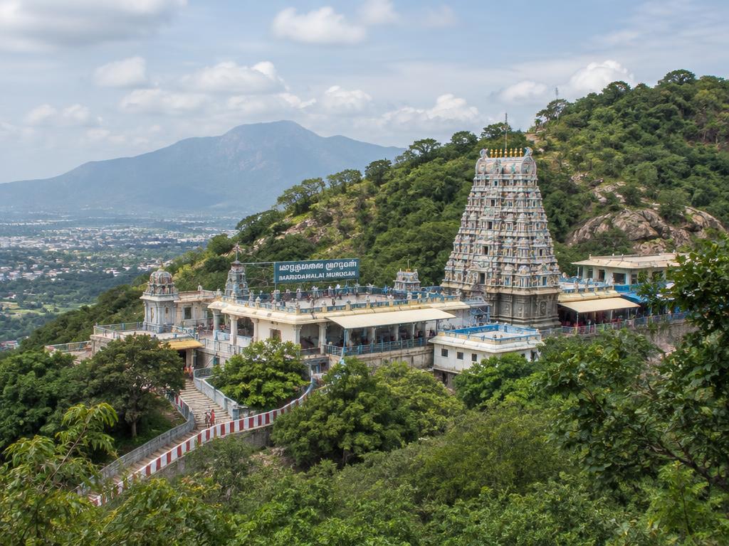 Taxi trips from Tirupur to Marudamalai